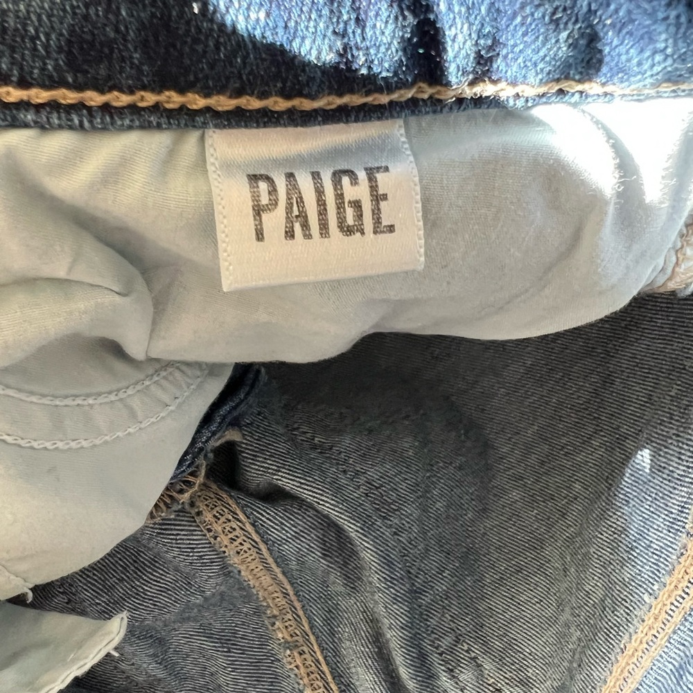 PAIGE Verdugo Skinny Crystal Embellished Jeans - Picture 9 of 10